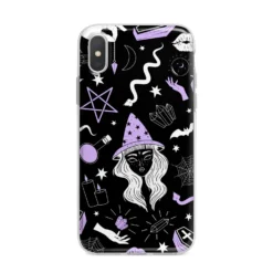 Witch IPhone Case -CaseCraze Store Witch iPhone X Bumper Case on Silver iPhone Alternative Image 1