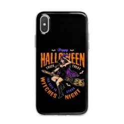 Witches Night IPhone Case -CaseCraze Store Witches Night iPhone X Bumper Case on Silver iPhone Alternative Image 1