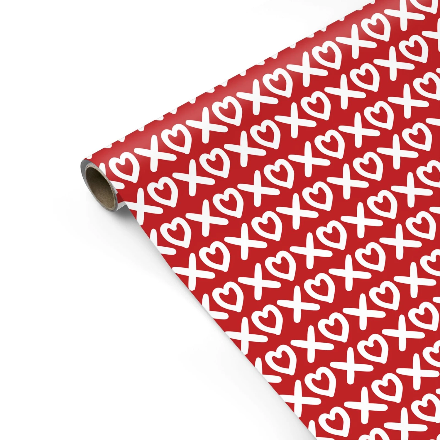 XOXO Red Wrapping Paper 2 XOXO Red Wrapping Paper - Image 2
