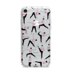 Yoga IPhone Case -CaseCraze Store Yoga iPhone 7 Bumper Case on Silver iPhone