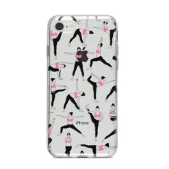 Yoga IPhone Case -CaseCraze Store Yoga iPhone 8 Bumper Case on Silver iPhone