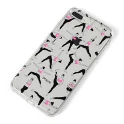 Yoga IPhone Case -CaseCraze Store Yoga iPhone 8 Plus Bumper Case on Silver iPhone Alternative Image