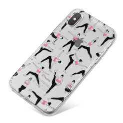 Yoga IPhone Case -CaseCraze Store Yoga iPhone X Bumper Case on Silver iPhone