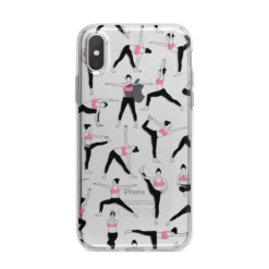 Yoga IPhone Case -CaseCraze Store Yoga iPhone X Bumper Case on Silver iPhone Alternative Image 1