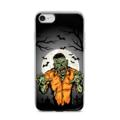 Zombie Night IPhone Case -CaseCraze Store Zombie Night iPhone 7 Bumper Case on Silver iPhone