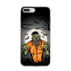 Zombie Night IPhone Case -CaseCraze Store Zombie Night iPhone 7 Plus Bumper Case on Silver iPhone