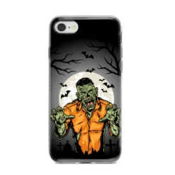 Zombie Night IPhone Case -CaseCraze Store Zombie Night iPhone 8 Bumper Case on Silver iPhone