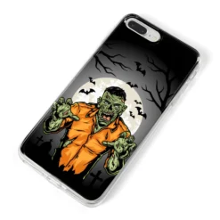 Zombie Night IPhone Case -CaseCraze Store Zombie Night iPhone 8 Plus Bumper Case on Silver iPhone Alternative Image