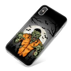 Zombie Night IPhone Case -CaseCraze Store Zombie Night iPhone X Bumper Case on Silver iPhone