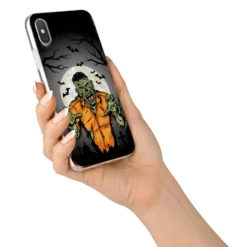 Zombie Night IPhone Case -CaseCraze Store Zombie Night iPhone X Bumper Case on Silver iPhone Alternative Image 2