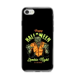 Zombie IPhone Case -CaseCraze Store Zombie iPhone 8 Bumper Case on Silver iPhone