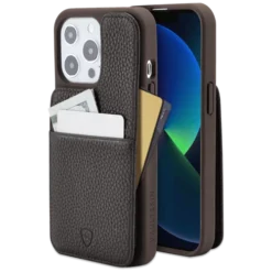Eton Armour Wallet Case Iphone 13 Pro -CaseCraze Store iphone13pro card wallet pouch brown vaultskin 1