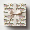 Rainbow Trout Pattern Wrapping Paper