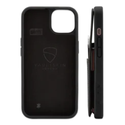Eton Armour Wallet Case Iphone 13 -CaseCraze Store slim leather wallet case iphone13 black vaultskin 3