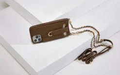 Victoria Crossbody Wallet Case Iphone 13 Chain Strap -CaseCraze Store victoria crossbody pouch case leather wallet brown 89144a04 544f 4d11 924e e2423bf4bbaf